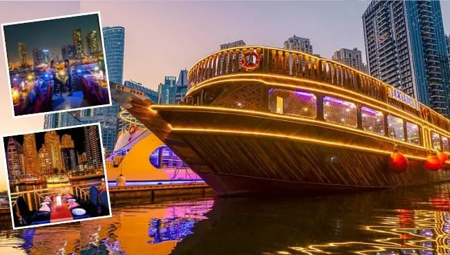Marina Dhow Cruise Dinner Dubai