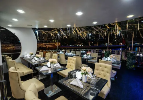 Premium Marina Cruise Dinner - Seating Area